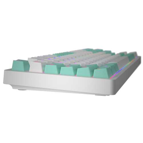 Клавіатура Hator Rockfall 2 Mecha TKL Signature Edition White\/Mint (HTK-521-WWM) - зображення 4