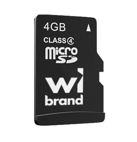 MicroSD 4 Gb Wibrand class 4 - зображення 1