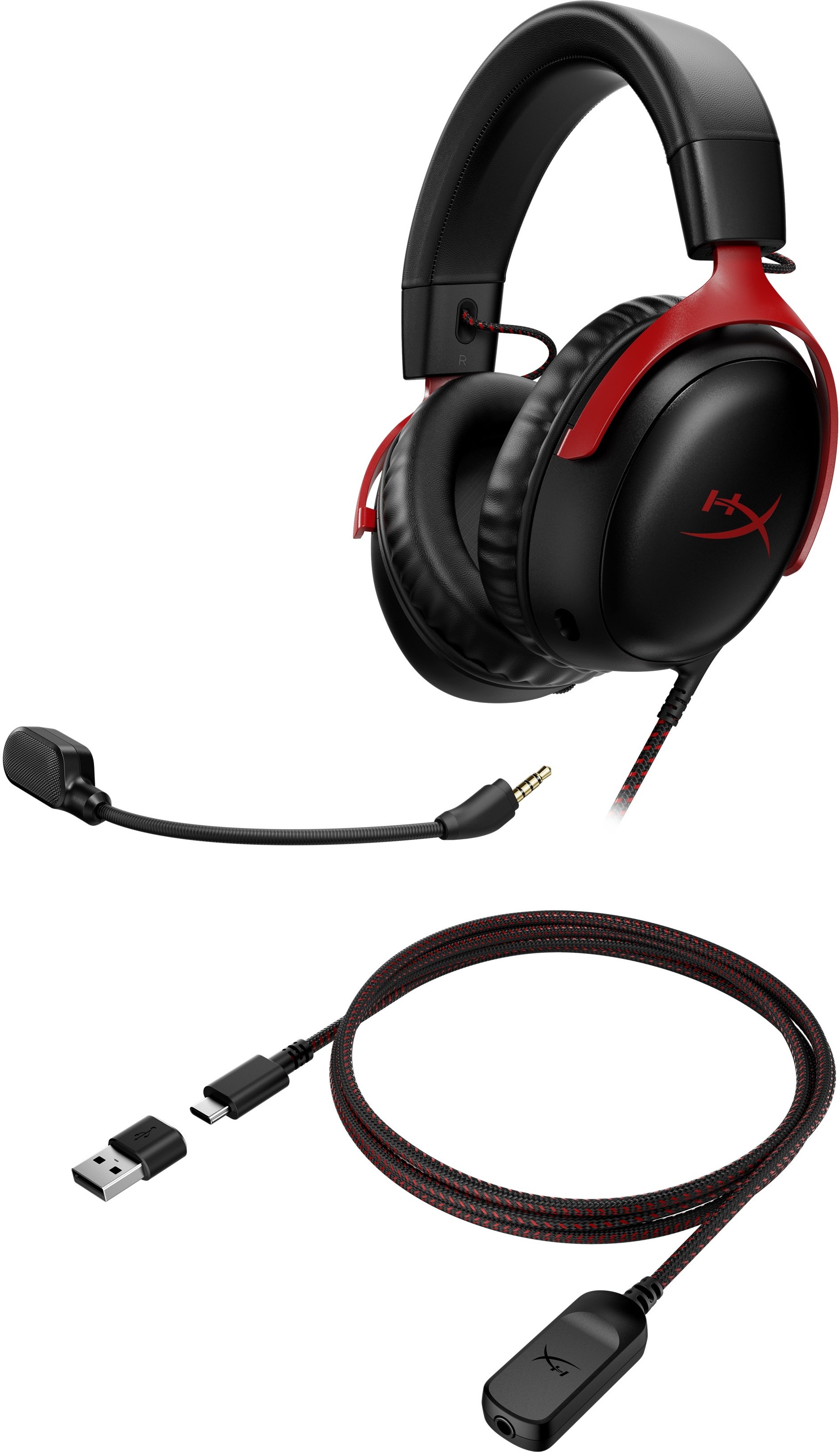 Гарнітура HyperX Cloud III Black-Red (727A9AA) - зображення 6