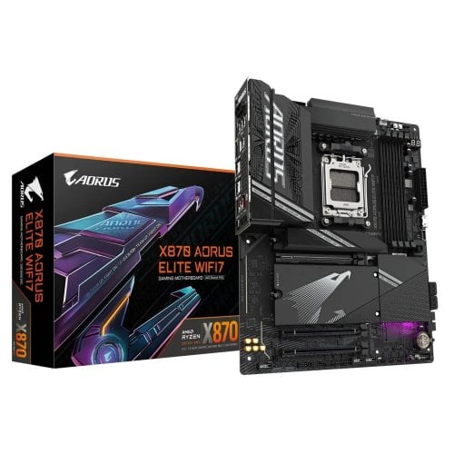 Мат. плата AM5 Gigabyte X870 AORUS ELITE WIFI7 - зображення 1