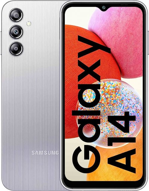 Смартфон SAMSUNG Galaxy A14 6\/128Gb Silver (SM-A145F) - зображення 1