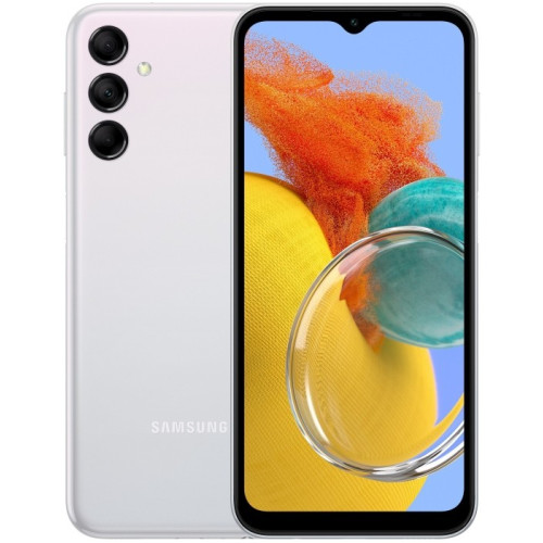 Смартфон SAMSUNG Galaxy M14 5G 6\/128Gb Silver (SM-M146B) - зображення 1