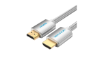 Кабель HDMI to HDMI, 3.0 м. Vention Silver Metal - зображення 1