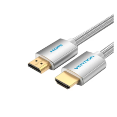 Кабель HDMI to HDMI, 3.0 м. Vention Silver Metal