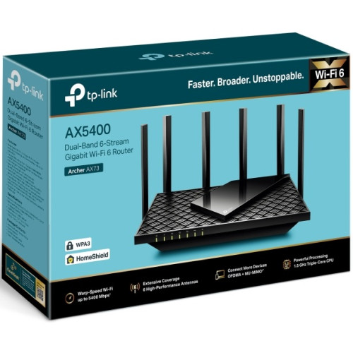 Маршрутизатор WiFi TP-Link Archer AX73 - зображення 4