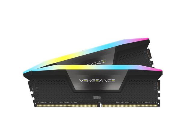 Пам'ять DDR5 RAM_64Gb (2x32Gb) 5600Mhz Corsair Vengeance RGB Black (CMH64GX5M2B5600C40) - зображення 2