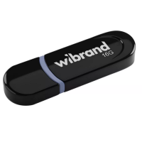 Флеш пам'ять USB 16Gb Wibrand Panther Black USB 2.0