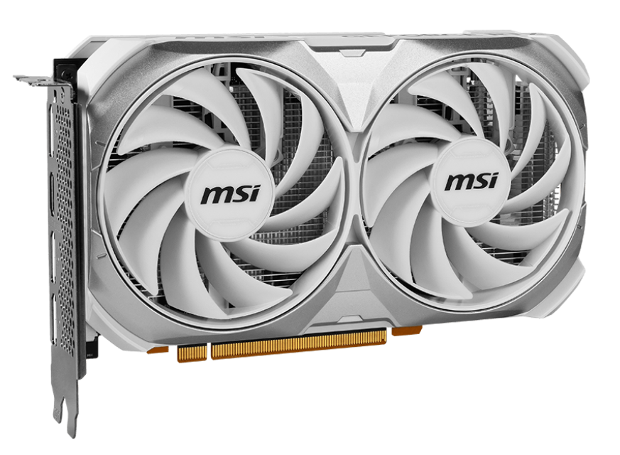 Відеокарта GeForce RTX 4060 8 GDDR6 MSI VENTUS 2X OC White (RTX 4060 VENTUS 2X WHITE 8G OC) - зображення 2