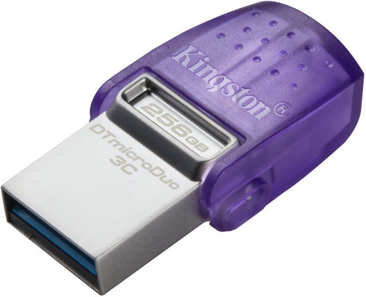 Флеш пам'ять USB 256Gb Kingston DataTraveler microDuo 3C USB3.2 Gen 1 Type-A + Type-C - зображення 1