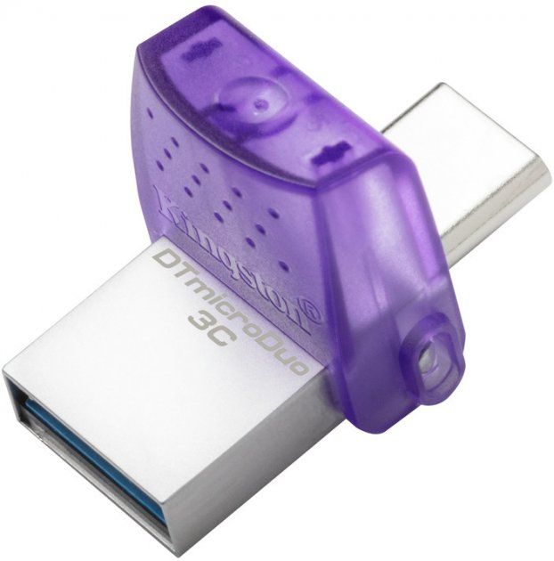 Флеш пам'ять USB 256Gb Kingston DataTraveler microDuo 3C USB3.2 Gen 1 Type-A + Type-C - зображення 4