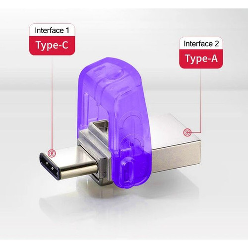 Флеш пам'ять USB 256Gb Kingston DataTraveler microDuo 3C USB3.2 Gen 1 Type-A + Type-C - зображення 5