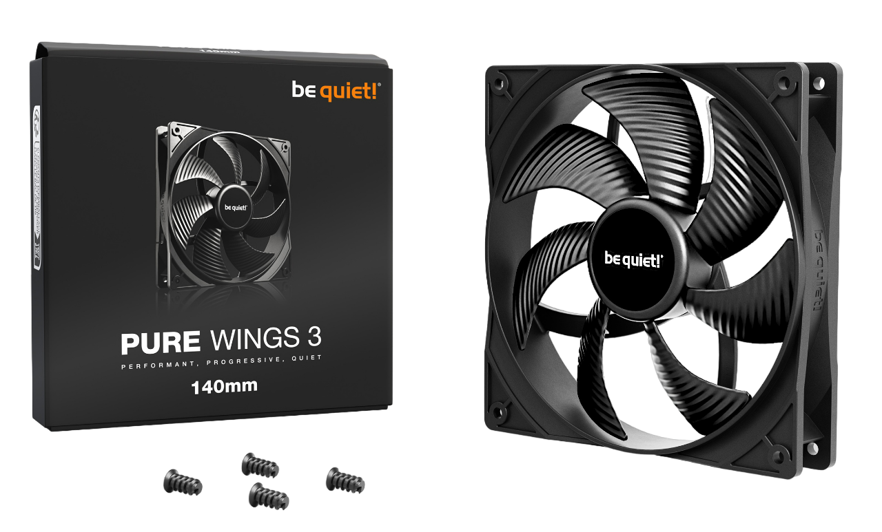 Вентилятор для корпусів 140mm be quiet! Pure Wings 3 (BL107) - зображення 3