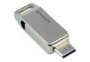 Флеш пам'ять USB 32 Gb Goodram ODA3 Silver USB3.2 Gen 1 Type-A + Type-C - зображення 2