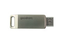 Флеш пам'ять USB 32 Gb Goodram ODA3 Silver USB3.2 Gen 1 Type-A + Type-C - зображення 3