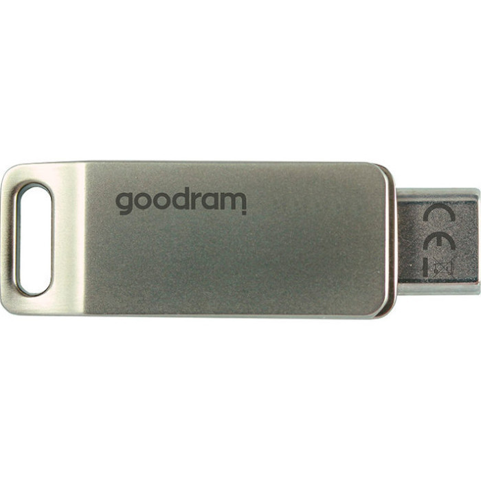 Флеш пам'ять USB 32 Gb Goodram ODA3 Silver USB3.2 Gen 1 Type-A + Type-C - зображення 3