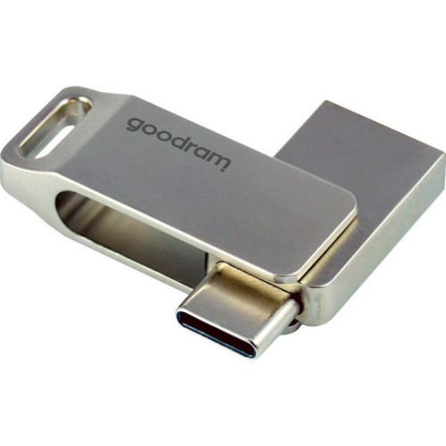 Флеш пам'ять USB 32 Gb Goodram ODA3 Silver USB3.2 Gen 1 Type-A + Type-C - зображення 1