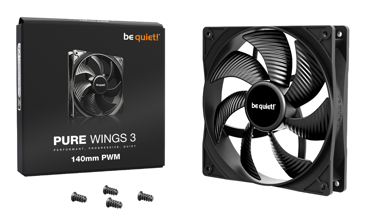 Вентилятор для корпусів 140mm be quiet! Pure Wings 3 PWM (BL108) - зображення 4