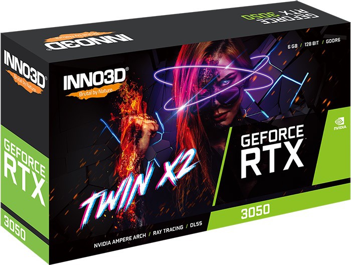 Відеокарта GeForce RTX 3050 6GB GDDR6 Inno3D Twin X2 (N30502-06D6-1711VA60) - зображення 5