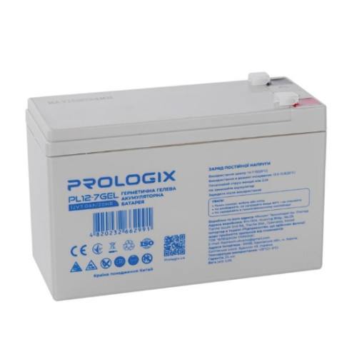 Акумуляторна батарея ProLogix 12 В, 7 Агод, гелева (PL12-7GEL) - зображення 2