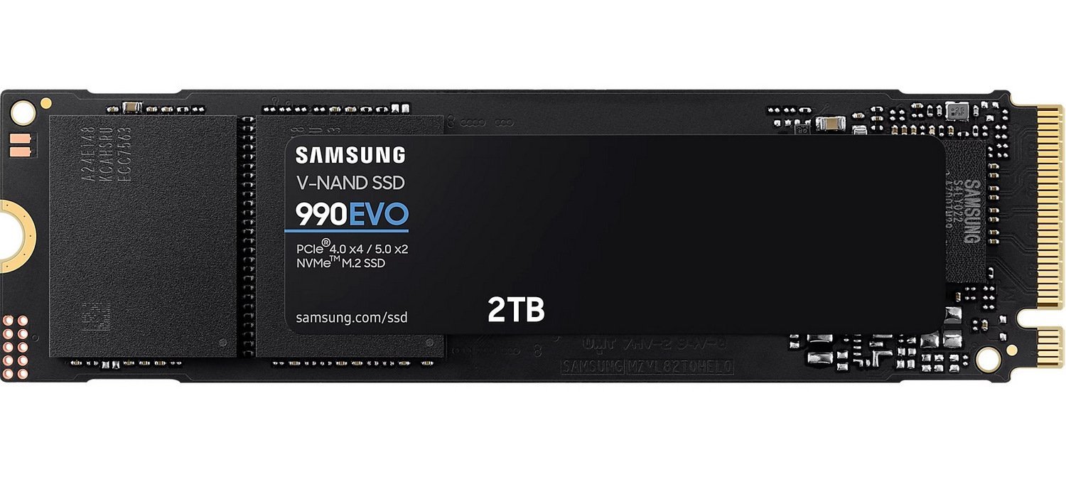 Накопичувач SSD NVMe M.2 2000GB Samsung 990 EVO (MZ-V9E2T0BW) - зображення 1