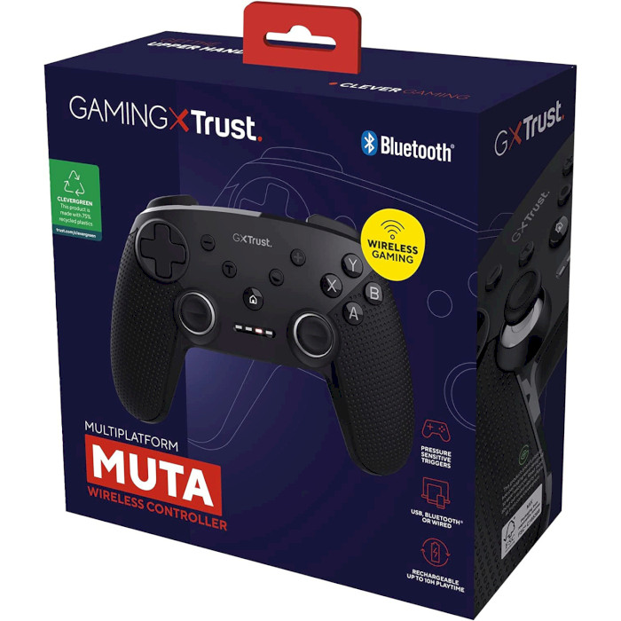 Безпровідний геймпад Trust GXT 542 MUTA Bluetooth\/Wireless USB Black - зображення 6