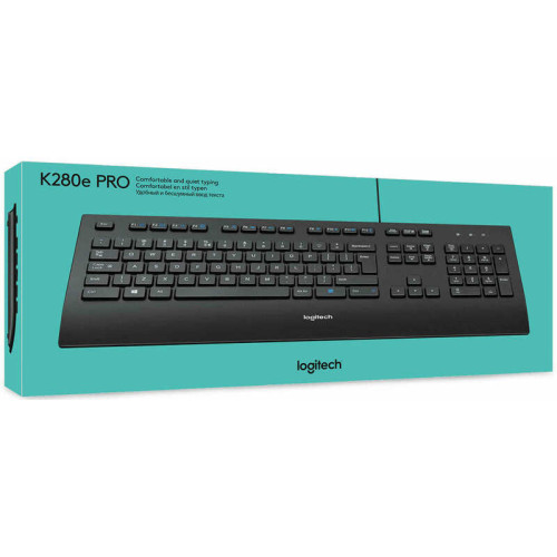 Клавіатура Logitech K280e for Business USB Black - зображення 5