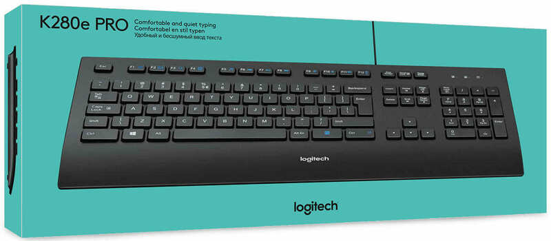 Клавіатура Logitech K280e for Business USB Black - зображення 5