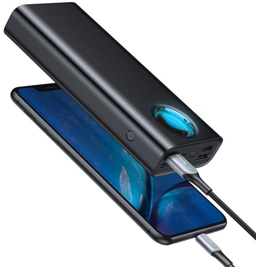 Батарея POWER BANK Baseus Amblight 30000mAh 65W - зображення 3