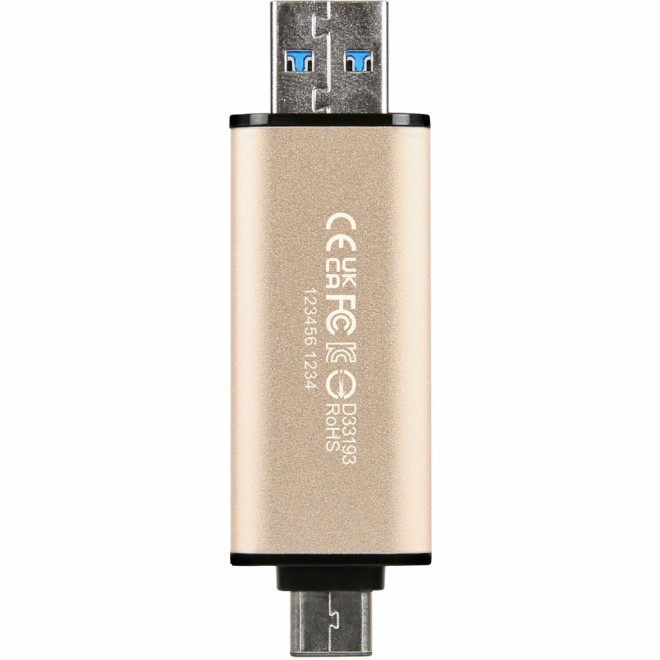 Флеш пам'ять USB 256Gb Transcend JetFlash 930C USB3.2 Gen 1, USB Type-A\/USB Type-C - зображення 4