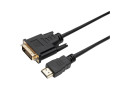 Кабель HDMI to DVI, 1.8 м, Dynamode (DM-CL-HDMI-DVI-1.8M) - зображення 1