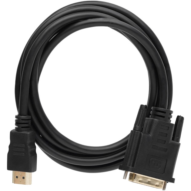 Кабель HDMI to DVI, 1.8 м, Dynamode (DM-CL-HDMI-DVI-1.8M) - зображення 2