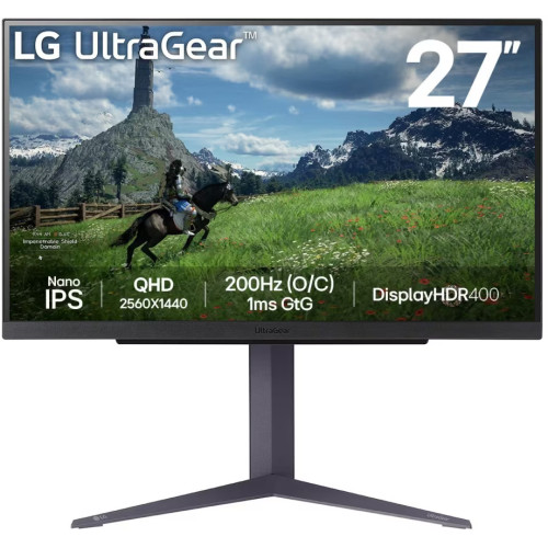 Монітор 27 LG 27GS85Q-B - зображення 1