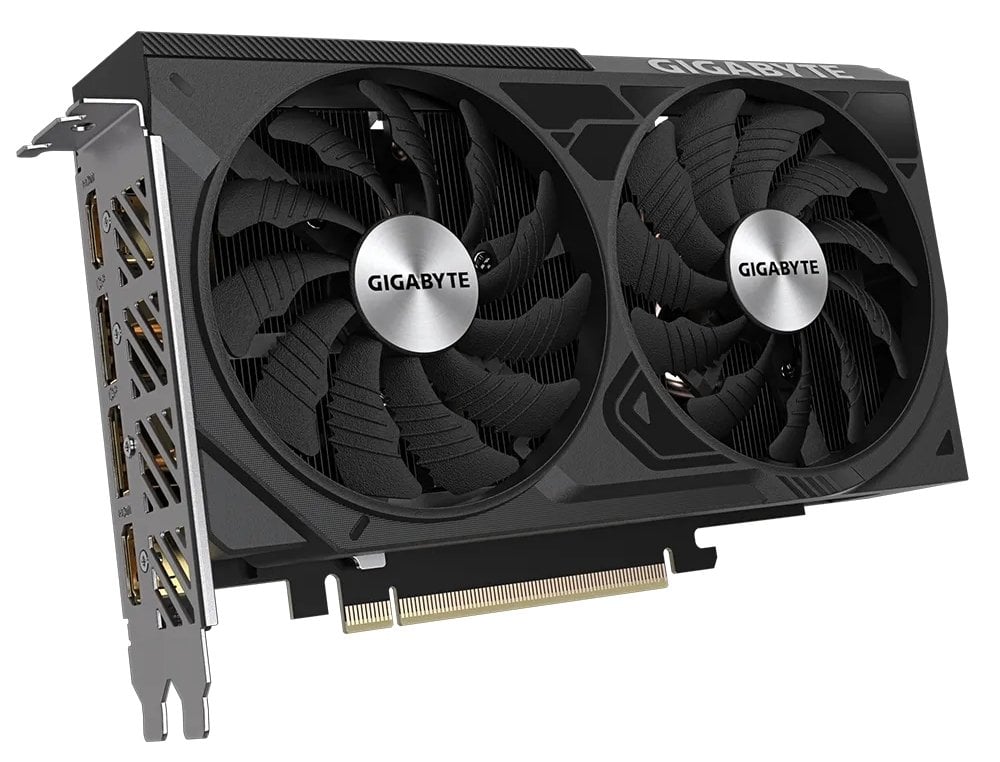 Відеокарта GeForce RTX 4060 Ti 16 GDDR6 Gigabyte WINDFORCE OC (GV-N406TWF2OC-16GD) - зображення 4