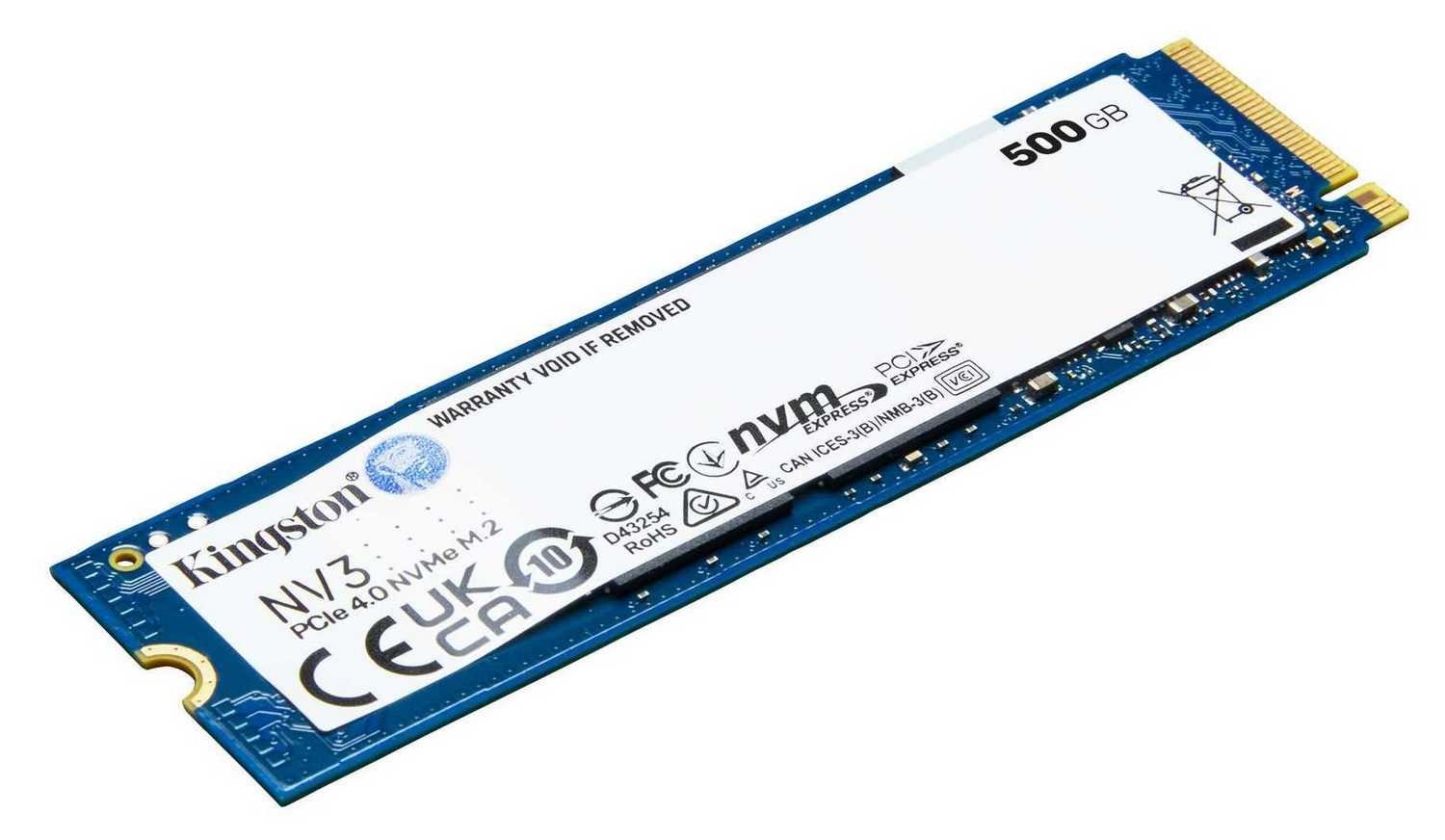 Накопичувач SSD NVMe M.2 500GB Kingston NV3 (SNV3S\/500G) - зображення 2