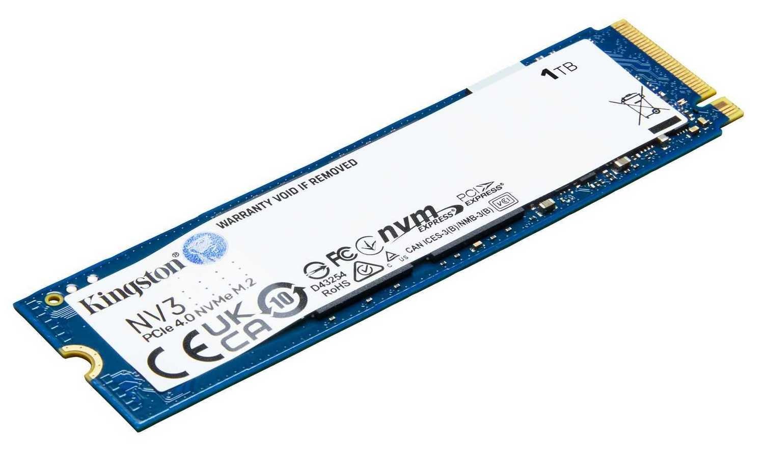 Накопичувач SSD NVMe M.2 1000GB Kingston NV3 (SNV3S\/1000G) - зображення 2