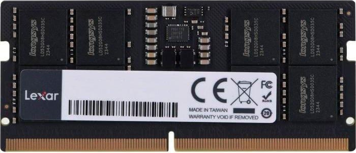 Пам'ять DDR5-5600 32 Gb Lexar 5600MHz SoDIMM - зображення 1