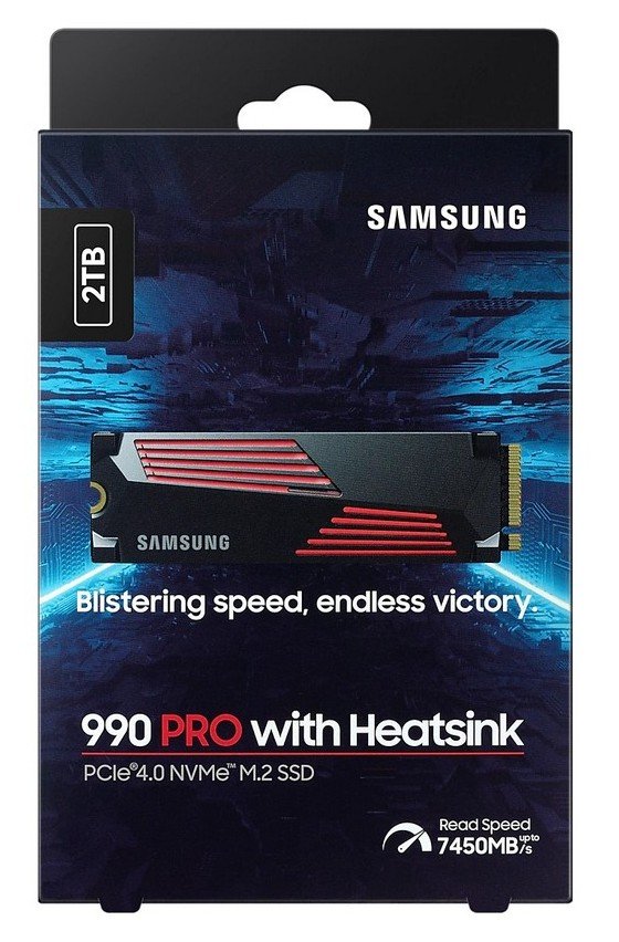 Накопичувач SSD NVMe M.2 2000GB Samsung 990 PRO з радіатором (MZ-V9P2T0CW) - зображення 5