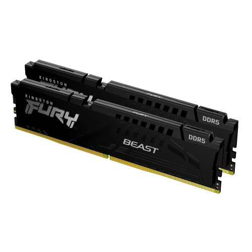 Пам'ять DDR5 RAM_32Gb (2x16Gb) 6000Mhz Kingston Fury Beast Black (KF560C30BBK2-32) - зображення 2