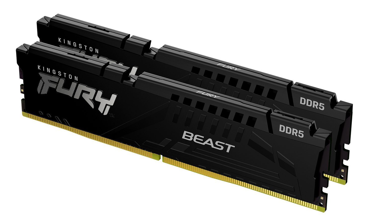 Пам'ять DDR5 RAM_32Gb (2x16Gb) 6000Mhz Kingston Fury Beast Black (KF560C30BBK2-32) - зображення 2