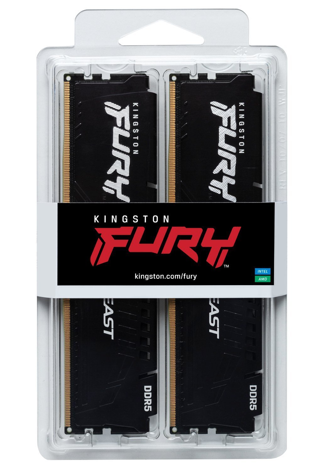 Пам'ять DDR5 RAM_32Gb (2x16Gb) 6000Mhz Kingston Fury Beast Black (KF560C30BBK2-32) - зображення 4