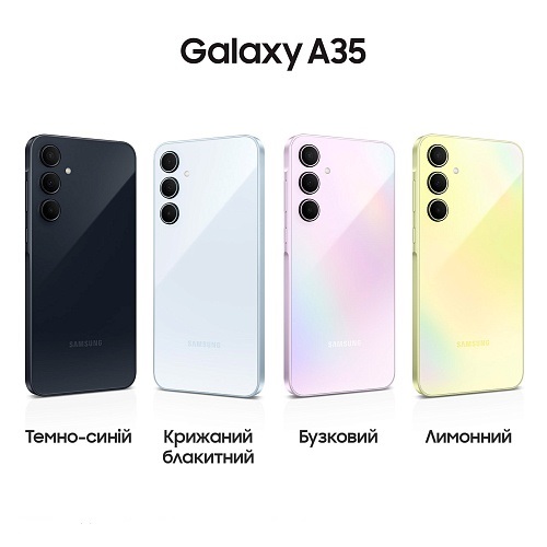 Смартфон SAMSUNG Galaxy A35 5G 6\/128Gb Navy (SM-A356BZKB) - зображення 8