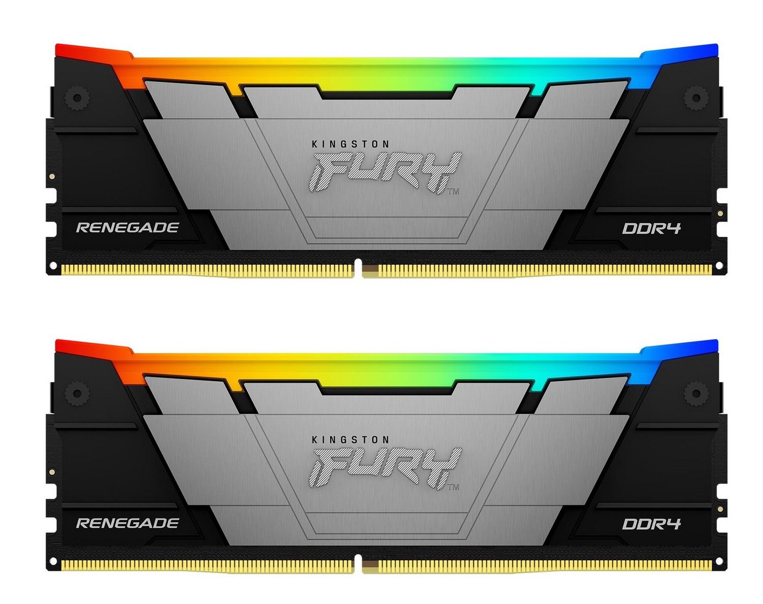 Пам'ять DDR4 RAM_16Gb (2x8Gb) 3600Mhz Kingston Fury Renegade RGB Black (KF436C16RB2AK2\/16) - зображення 1