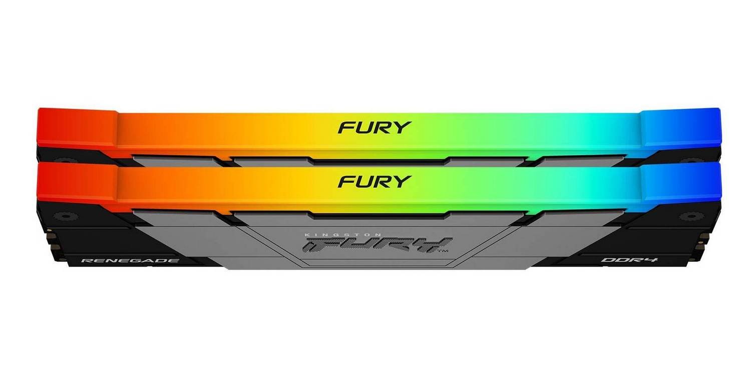 Пам'ять DDR4 RAM_16Gb (2x8Gb) 3600Mhz Kingston Fury Renegade RGB Black (KF436C16RB2AK2\/16) - зображення 3