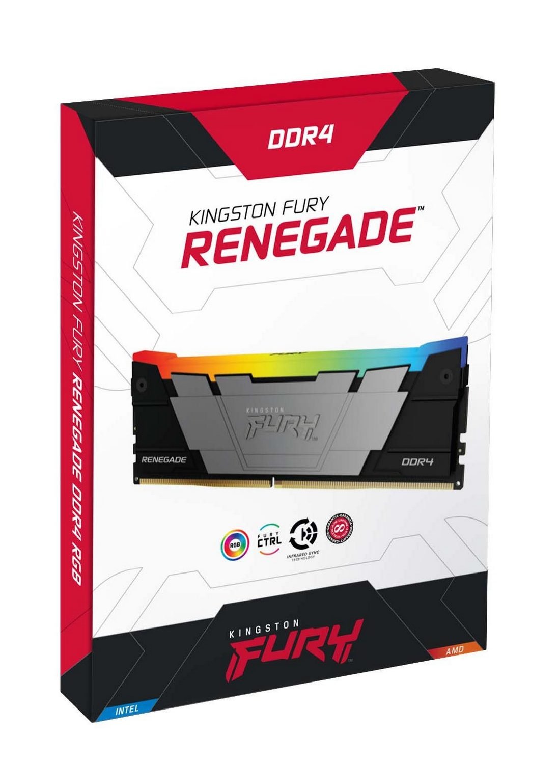 Пам'ять DDR4 RAM_16Gb (2x8Gb) 3600Mhz Kingston Fury Renegade RGB Black (KF436C16RB2AK2\/16) - зображення 4