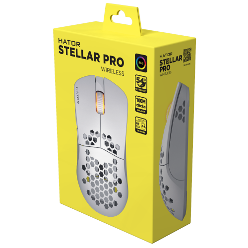 Мишка Hator Stellar PRO Wireless White (HTM-551) - зображення 6