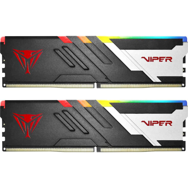 Пам'ять DDR5 RAM_64Gb (2x32Gb) 5600Mhz Patriot VIPER VENOM RGB (PVVR564G560C40K) - зображення 1