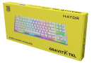 Клавіатура Hator Gravity X TKL Orange USB White (HTK551UA) - зображення 5