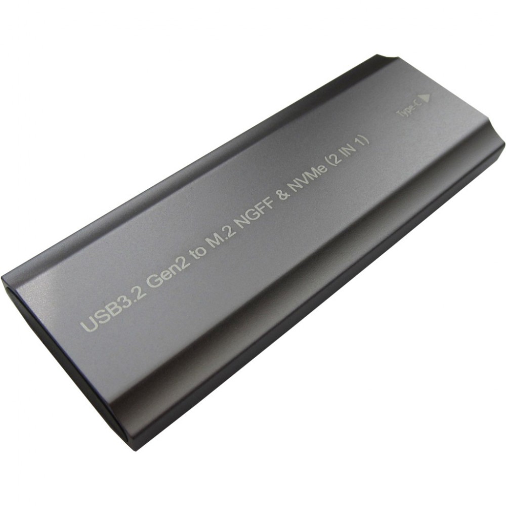 Зовнішня кишеня для SSD Dynamode (DM-CAD-SSD05) M.2 SSD NVMe\/SATA combo USB3.2 GEN2 USB-C - зображення 3