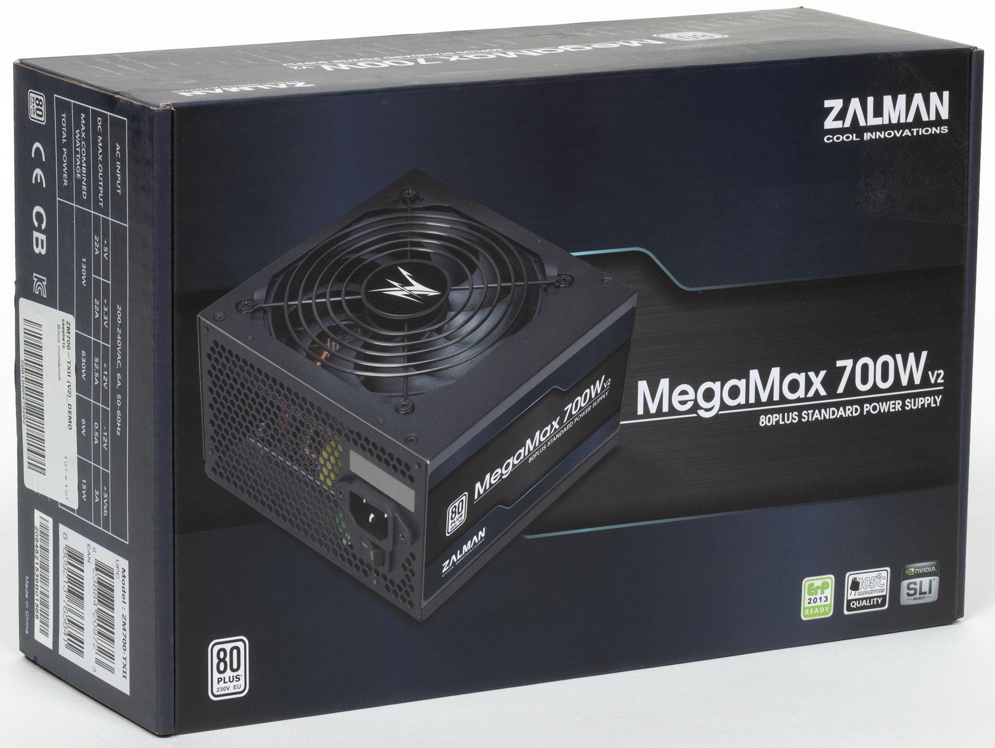 БЖ 700Вт Zalman ZM700-TXII MegaMax - зображення 6