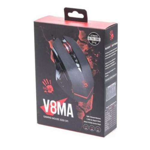 Мишка A4 Tech Bloody V8MA Black - зображення 6